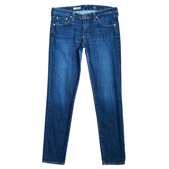 AG Adriano Goldschmied The Stilt Cigarette Leg Jeans Women’s Size 30R Dark Wash - Picture 1 of 10